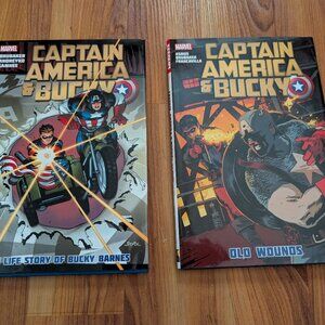 Collection of Captain America & Bucky comics/graphinc novels